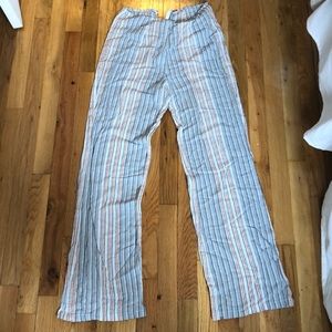 High waisted striped pants from Revolve